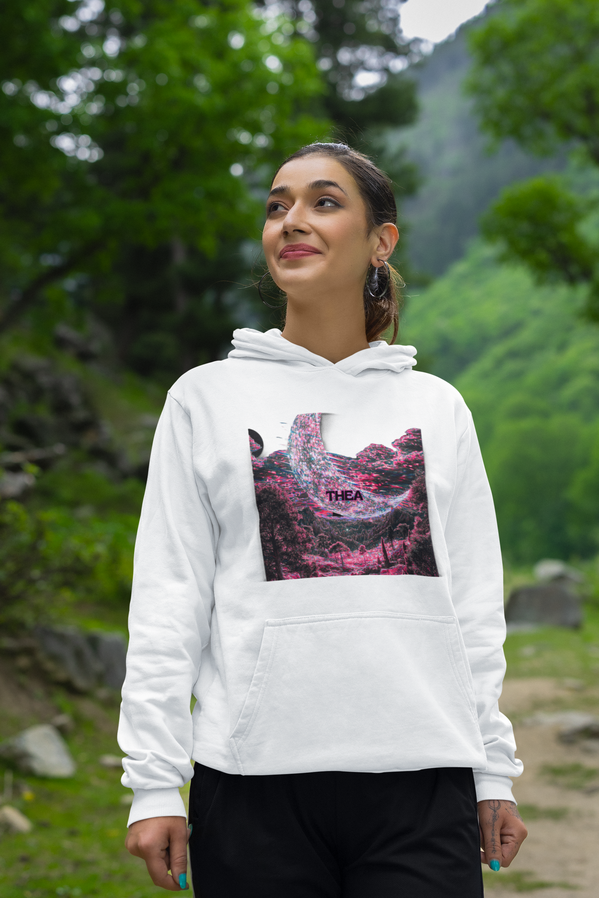 THEA PINK MOON HOODIE