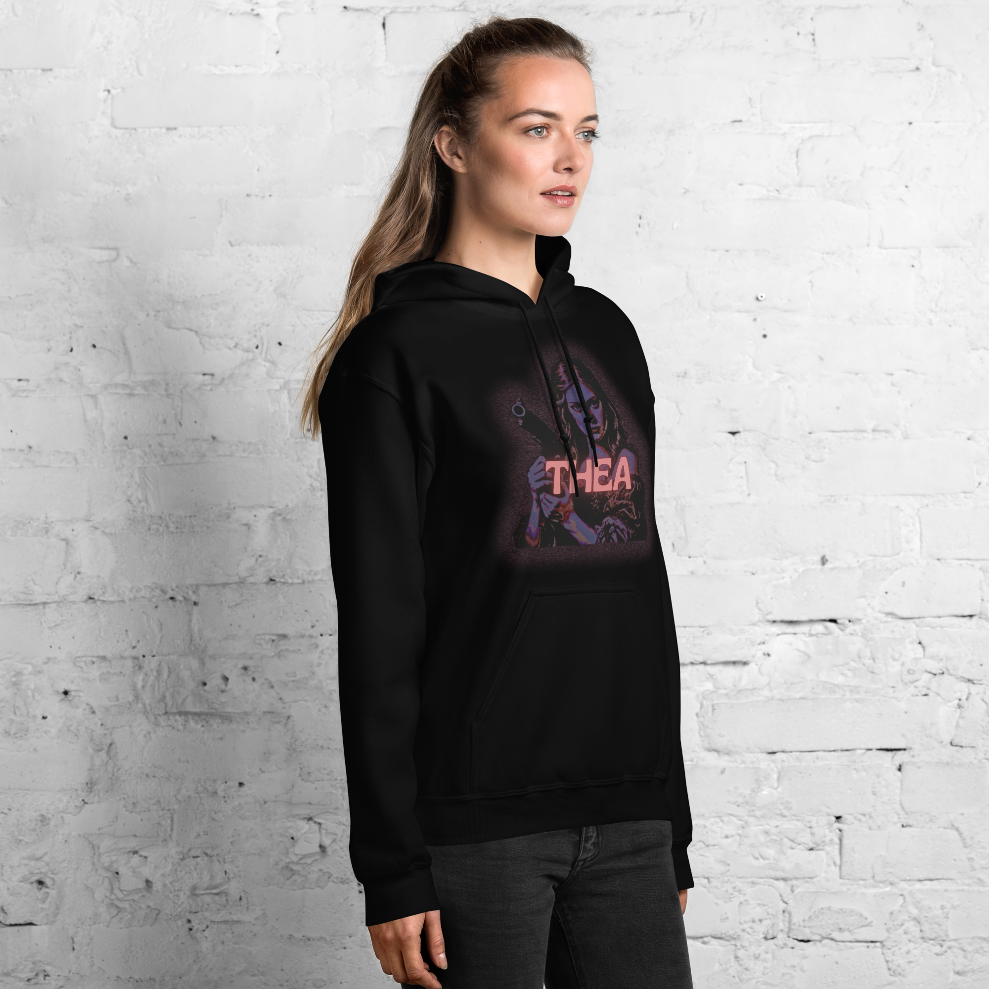 THEA GIRL WITH A GUN ALTERNATIVE VERSION HOODIE
