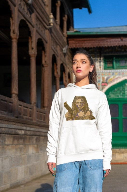 THEA GIRL WITH A GUN HOODIE